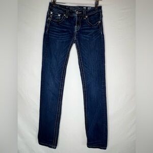 Miss Me Girls Skinny Jeans - Size 16 w/ Rhinestone Pockets